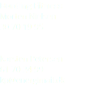 Bording Fitness Morten Nielsen 30 70 19 95 Karsten Petersen 61 70 24 99 kp@energimail.dk