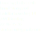 Bording Løbeklub Knud Storgaard Guldforhovedvej 14 7441Bording 22 46 35 36 storlorent@gmail.com